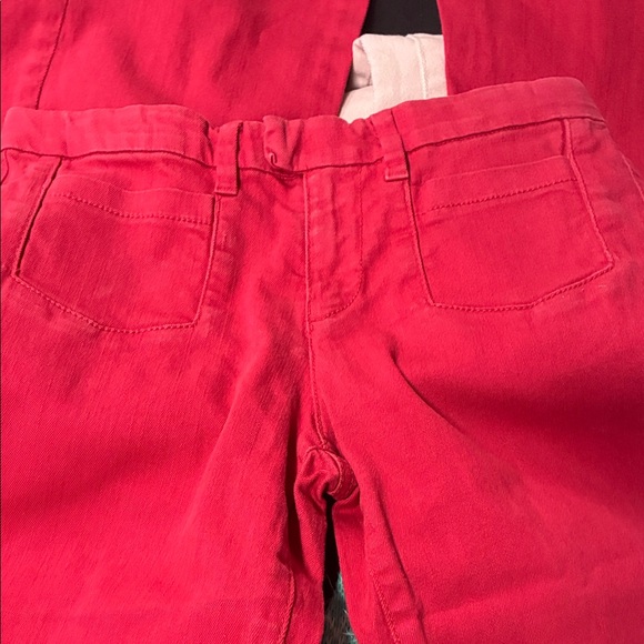 GAP Kids 1969 Vibrant Red Bell Bottom Jeans - Picture 4 of 10